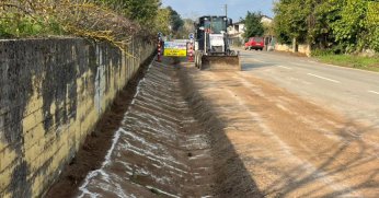 Kandıra’da yağmur suyu kanalları temizlendi