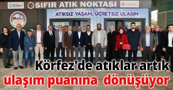 Körfez'de atıklar artık ulaşım puanına dönüşüyor