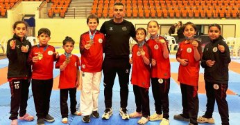 Körfezli karateciler Darıca’da tatamiye damga vurdu