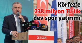 Körfez'e 238 milyon TL'lik dev spor yatırımı