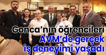 Gonca’nın öğrencileri, AVM’de gerçek iş deneyimi yaşadı