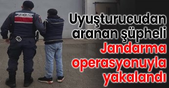 Uyuşturucudan aranan şüpheli Jandarma operasyonuyla yakalandı