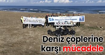 Deniz çöplerine karşı mücadele 