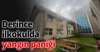 Kocaeli'de ilkokulda yangın paniği