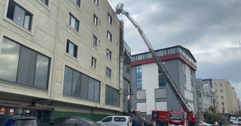 Otel boşaltıldı, 1 yaralı