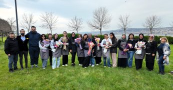 Renklerin en zarif hali buketlerde buluştu