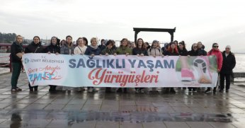 İzmitli kadınlar, yılın ilk ‘Sağlıklı Yaşam Yürüyüşü’nde buluştu