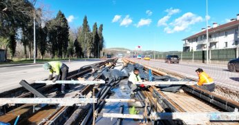 Raylar Döşenmeye Başlandı