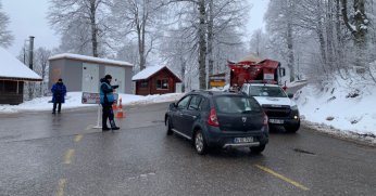 Büyükşehir Zabıtası Kış Şartlarına Rağmen Sahadaydı
