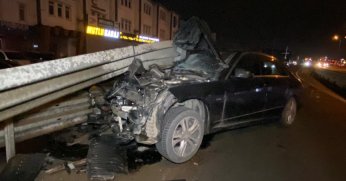 Sürücü Kazayı Yara Almadan Atlattı