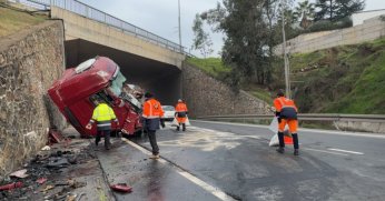 Sürücü Ağır Yaralandı