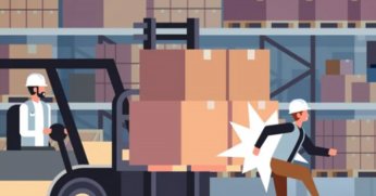 Forkliftin çarptığı işçi hayatını kaybetti