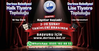 Tiyatro Toplulukları Kayıtları Açıldı