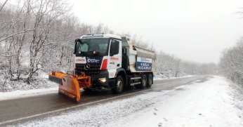 Zirvelerde kar etkili oldu: 630 personel sahada