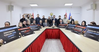 DARBELERE KARŞI MİLLİ İRADEYE SAHİP ÇIKACAĞIZ