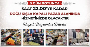 BAŞKAN KUMSAR’DAN BAYRAM PAZARI’NA DAVET