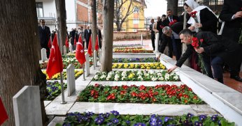 Kocaeli'de bayramda şehitliklerde dualar edildi