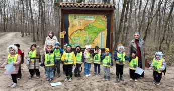 Lokomotif’in minikleri Ormanya’da doğayı keşfetti