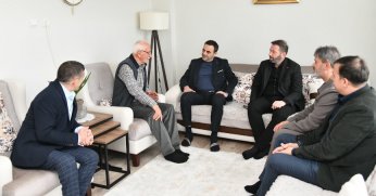   Başkan Özlü’den Gönüllere Dokunan Ziyaretlere Devam