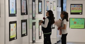 Kartepeli Minik Ellerin Eserleri Sanat Evi’nde Görücüye Çıktı