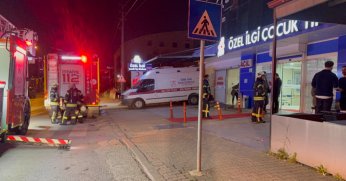  Çocuk tıp merkezinde korkutan yangın: Hastalar tahliye edildi