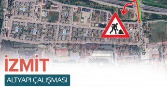 Çalışma süresince cadde trafiğe kapalı kalacak