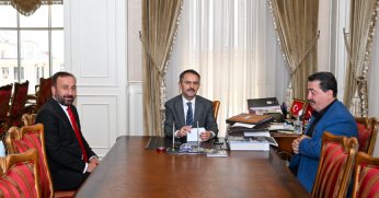Vali Aktaş, Erzurumlular Derneği Başkanı Gözütok ve İş İnsanı Güzel’i Ağırladı