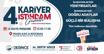 Kariyer ve İstihdam Günleri’nin Dördüncüsü 14 Mayıs’ta