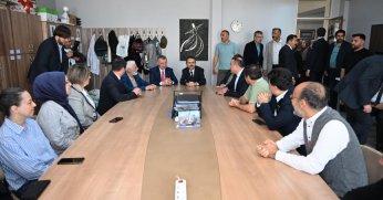 Vali Aktaş ve Başkan Büyükakın Öğrencilerle Bir Araya Geldi