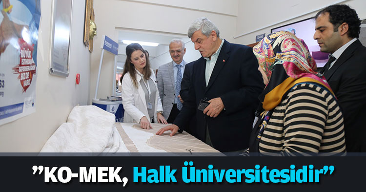 ''KO-MEK, Halk Üniversitesidir''