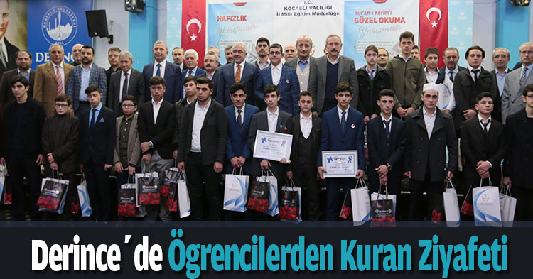 Derince’de Öğrencilerden Kur’an Ziyafeti