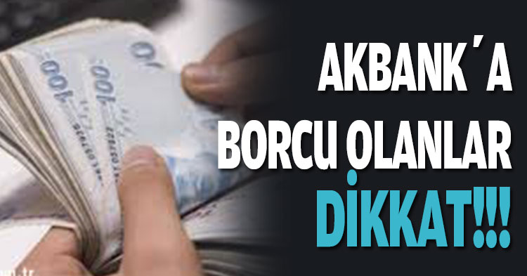 BU BANKAYA BORCU OLANLAR DİKKAT!!!