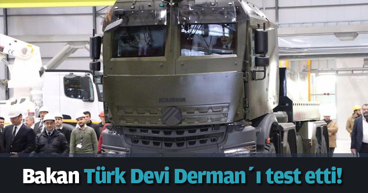 Bakan Türk Devi Derman’ı test etti! 