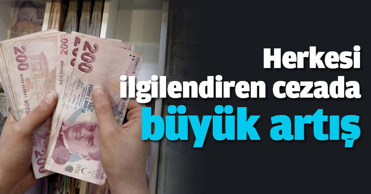 Herkesi ilgilendiren cezada büyük artış