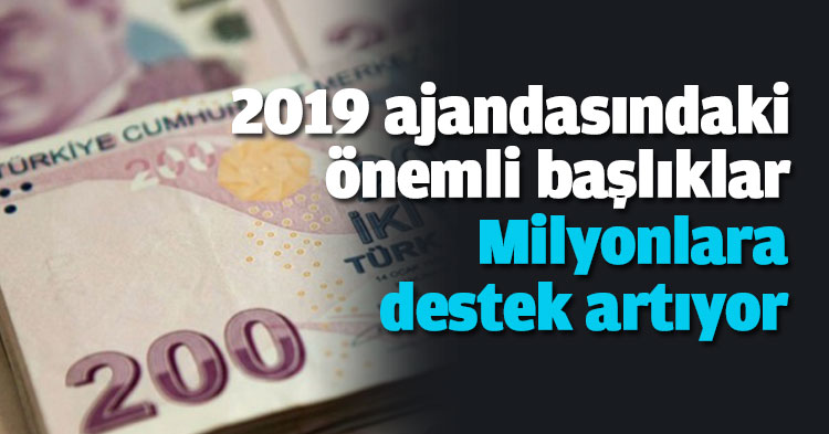 Milyonlara destek artıyor