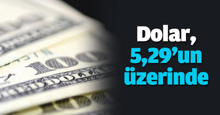 Dolar, 5,29'un üzerinde
