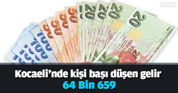 Kocaeli'nde kişi başı düşen gelir 64 Bin 659