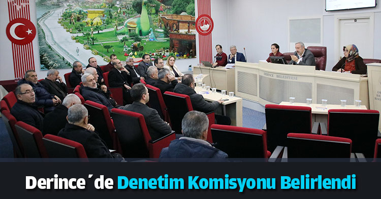 Derince’de Denetim Komisyonu Belirlendi