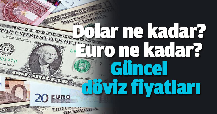 Dolar ne kadar? Euro ne kadar? Güncel döviz fiyatları