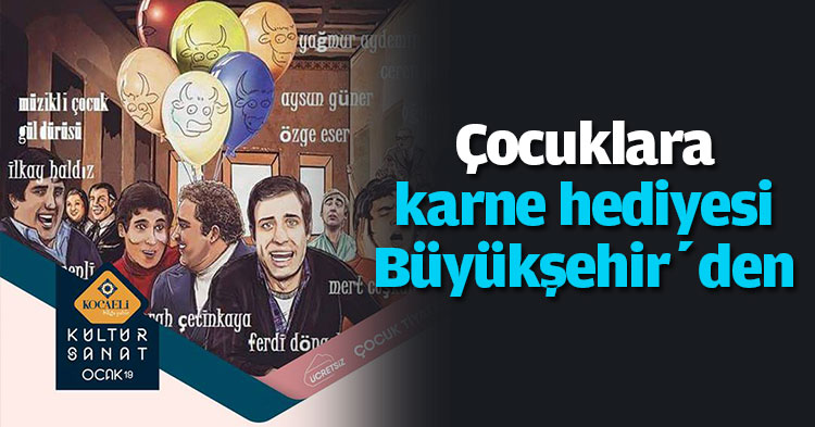 Çocuklara karne hediyesi Büyükşehir’den 