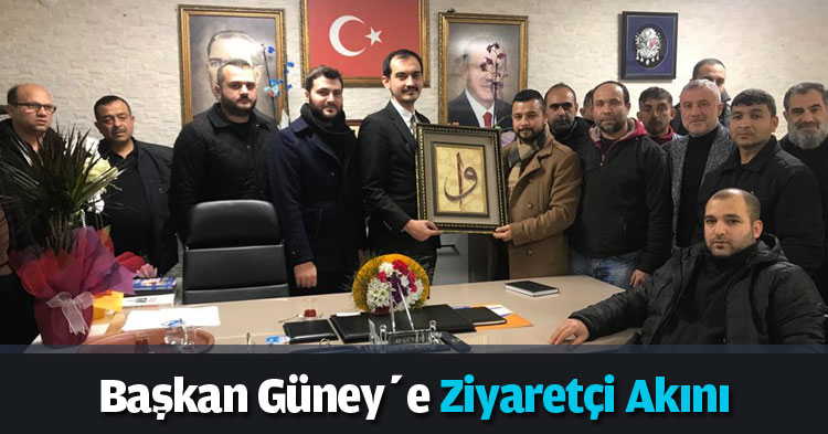 Başkan Güney’e Ziyaretçi Akını