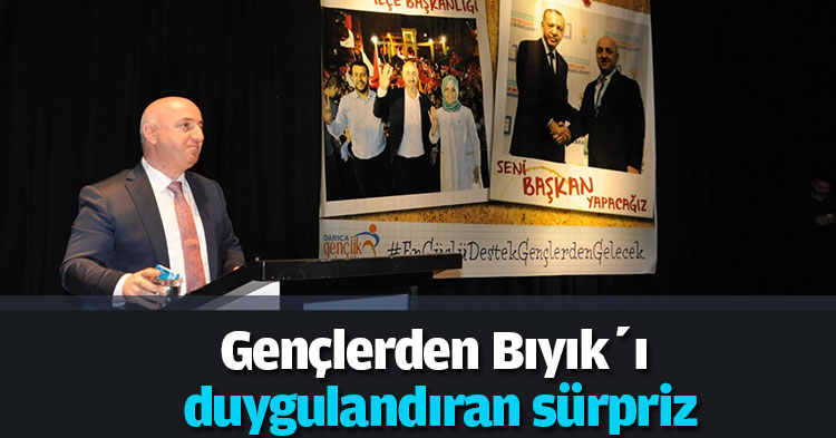 Gençlerden Bıyık’ı duygulandıran sürpriz