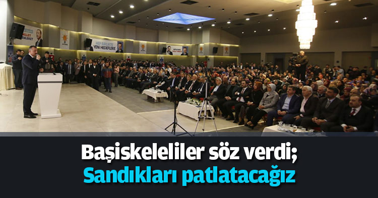 Başiskeleliler söz verdi; Sandıkları patlatacağız