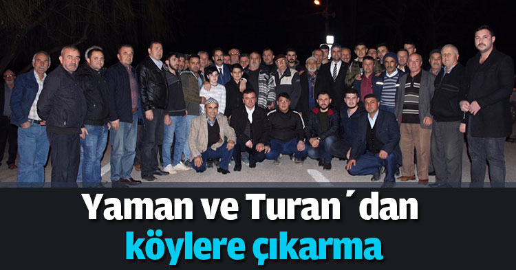 Yaman ve Turan’dan köylere çıkarma
