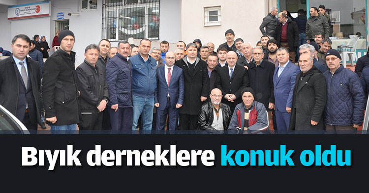 Bıyık derneklere konuk oldu