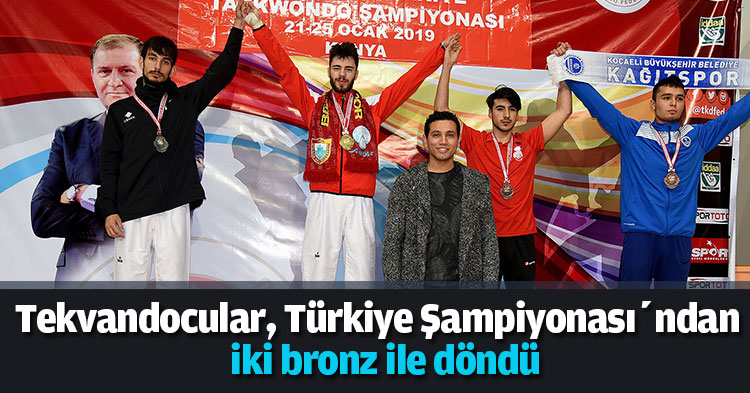Tekvandocular, Türkiye Şampiyonası’ndan  iki bronz ile döndü