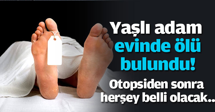 Yaşlı adam evinde ölü bulundu!