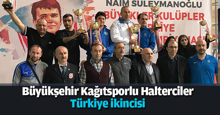  Büyükşehir Kağıtsporlu Halterciler  Türkiye ikincisi 