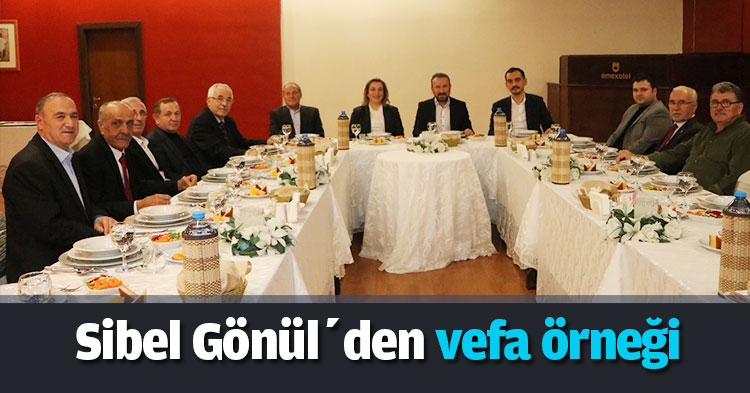 Sibel Gönül’den vefa örneği