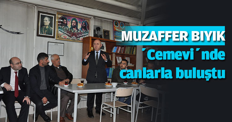 Bıyık Cemevi’nde canlarla buluştu